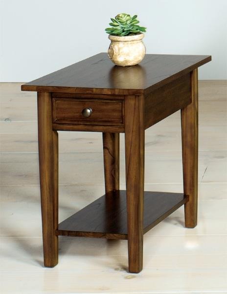 Small rectangular top end table